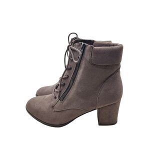 cody flared heel dress booties L'AGENCE Women's Cody Rodeo Barrel-Leg Jeans - Medium Grey main image 0